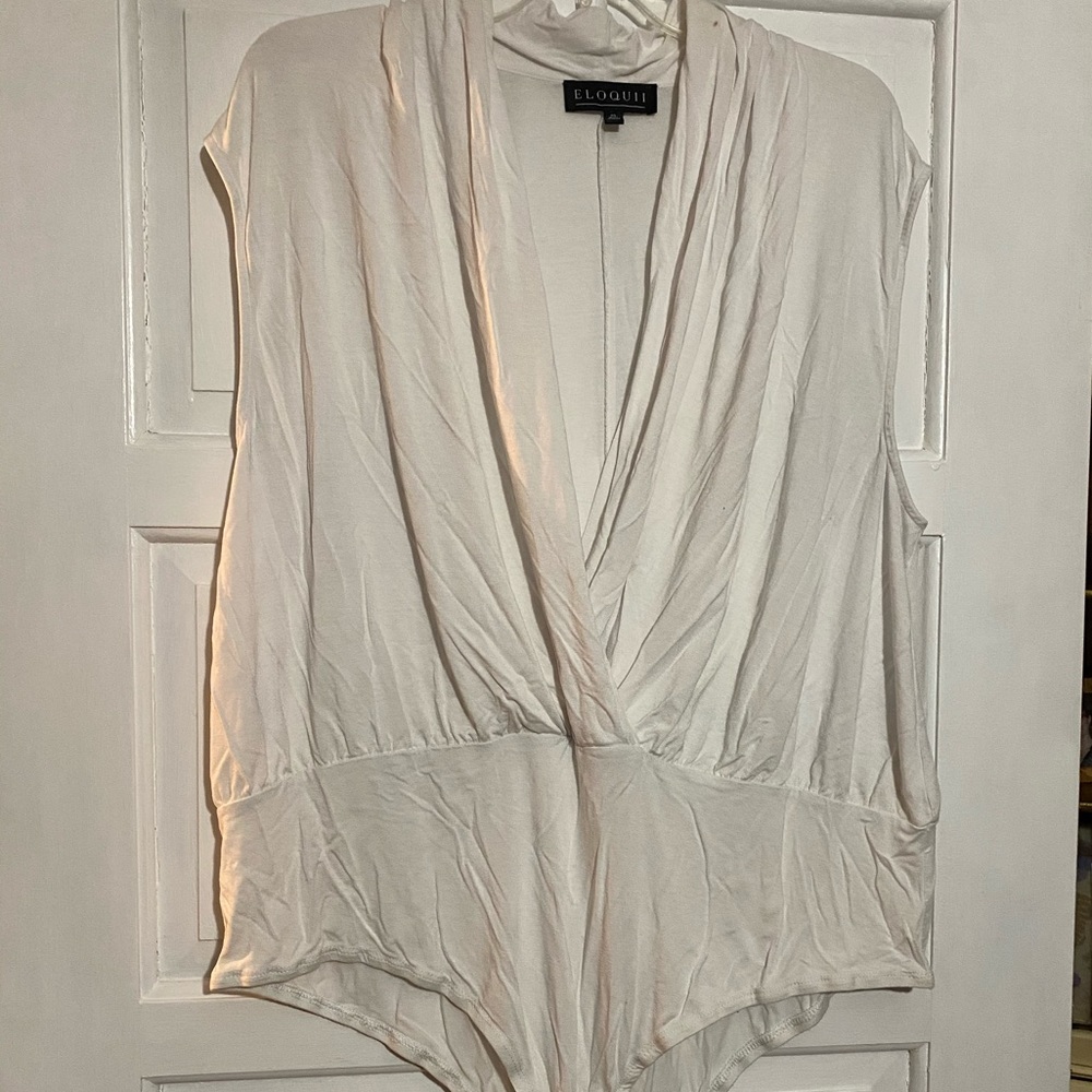 Eloquii size 20 sleeveless bodysuit